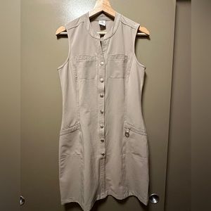 Daily Sports Khaki Sleeveless Golf Dress